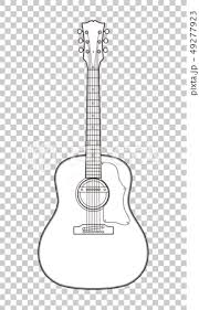 100% free coloring page of a guitar. Acoustic Guitar Coloring Page Acoustic Guitar Stock Illustration 49277923 Pixta