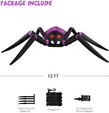 We did not find results for: Buy Hoojo 12 Ft Long Halloween Inflatables Giant Purple Spider Inflatable Outdoor Halloween Decorations With Build In Leds Blow Up Halloween Decorations For Yard Garden And Lawn Online In Turkey B08vmyq2l2