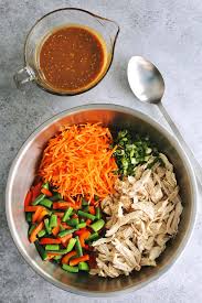 Use right away or store in a jar and refrigerate up to a week. Chinese Chicken Salad A Farmgirl S Dabbles