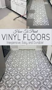 How To Paint Linoleum Flooring The Honeycomb Home Painted Vinyl Floors Paint Linoleum Inexpensive Flooring