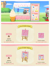 Made An Ice Cream Stall Animalcrossing Animal Crossing Animal Crossing 3ds New Animal Crossing