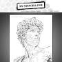 Profile Picture of David statue portrait stencil - Michelangelo's renowned sculpture (@my-stencils.com) on Google