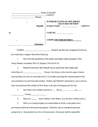 To begin the divorce proceedings, you or your new jersey divorce attorneys will file a divorce complaint with the appropriate court. Fillable Online See Sample Form For New Jersey Divorce Do It Yourself Service Fax Email Print Pdffiller