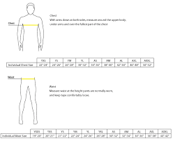 Space Coast Little League Uniform Sizing Chart