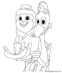 Color the pictures online or print them to color them with your paints or crayons. Pip And Freddy Coloring Pages Tots Coloring Pages Coloring Pages For Kids And Adults