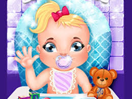 Now please help the cute baby bathing!you should also have make. Baby Games Play Free Game Online At Gamescrush Com