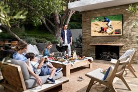 Apple's airplay 2 is a video streaming protocol that allows encrypted video to be sent from an iphone, ipad or mac computer to an external monitor for viewing. Samsung S New Outdoor Terrace Smart Tv Supports Apple Tv App And Airplay 2 Macrumors