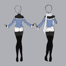 Aesthetic clothes or outfit <3 this took so long but i enjoy making it, i hope you like it owo free to use #femaleanatomy… Pin By Karo Bock On Outfit And Designs Fashion Design Drawings Drawing Anime Clothes Drawing Clothes