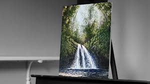 September 17, 2018 at 12:44 am. Painting A Waterfall Deep In The Forest With Acrylics Paint With Ryan Invidious