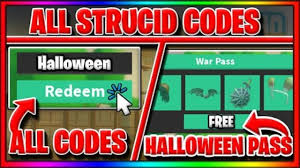 This code gave you 1,000 coins! Hallwoeen War Pass All Strucid Codes Roblox