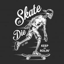 Conjunto Logo Patineta Vector Premium Logotipos Skateboards Vintage Skate Dibujo
