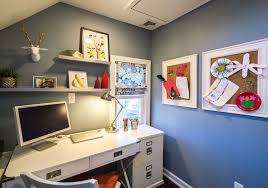 If you've only got a nook or small office zone to play with, make the best use of any vertical space available by building shelving units right up the ceiling and buy a pair of steps to access them if necessary. Small Home Office Ideas That Are Surprisingly Stylish