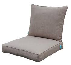 Underlining is made of woven polyester with a pvc coating. Qilloway Outdoor Chair Cushion Set Outdoor Cushions For Patio Furniture Tan Grey Amazon Com Au Garden