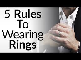 Spiritual meaning of rings on fingers. 5 Rules For Men Wearing Rings Ring Symbolism Significance Youtube