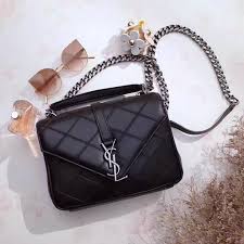 Ysl Spring Summer 2017 Collection Saint Laurent Medium Monogram College Bag In Black College Bags Bags Ysl Bag