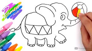 Dan sekaligus untuk menambahkan daya kreatifitas anak tersebut.dengan. Menggambar Dan Mewarnai Gajah Dengan Crayon Youtube