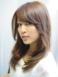 美人ヘア 流れる前髪とソフトな内巻き afloat ruvuaのヘアスタイル 美人 ヘア ヘアスタイル ヘアカット