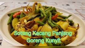 Resepi daging goreng kunyit kelantan style mudah sangat nak masak rupanya daging goreng kunyit stail kelantan ni. Sotong Goreng Kunyit Dan Kacang Panjang Paling Ringkas Dan Sedap