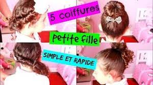 5 Coiffures Petite Fille Simple Et Rapide Youtube