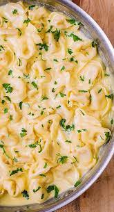 Creamy Asiago Cheese Tortellini Tortalini Recipes Recipes Food