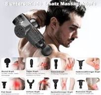 Massagepistole Massage Gun Muskel Percussion Massagegerät mit 30  Geschwindigkeiten 8 Massageköpfen Handmassagegeräte Massage Pistole bis zu  4800 U/min ...