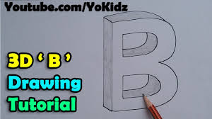 Dibawah ini kaan kami jelaskan contoh gambar 3 dimensi yang mudah di buat untuk pemula dan. How To Draw 3d Drawing Of Letter B Lettering Lettering Alphabet Lettering Alphabet Fonts