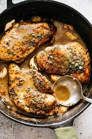 Ideal for unexpected guests, it requires only a few ingredients. Creamy Garlic Sauce Chicken Recipe Easy Chicken Breasts Dinner Idea