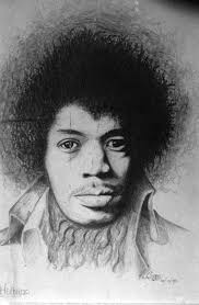 Jimi Hendrix Pencil Doodle by Chris Burns Thanks for adding me & my  drawings.