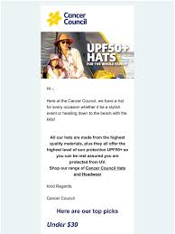 Free shipping on cancer hat orders over $75. Cancer Council Shop One Day Black Friday Offer 30 Off Everything Milled