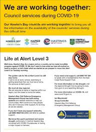 Roadblocks to level 3 of lockdown. Covid 19 Hawke S Bay Emergency Management