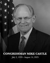 Mike Castle, former Delaware Governor, July 2, 1939- August 14, 2025