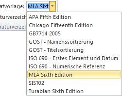 Dabei gibt es unterschiedliche ansätze, ob das verzeichnis eine seitenzahl enthalten soll oder nicht. Apa Mla Chicago Automatisches Formatieren Von Literaturverzeichnissen Word