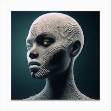 Alien Woman Canvas Print by Trevon Carter
