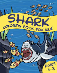 Enjoy this great white shark coloring page. Shark Coloring Book For Kids Ages 4 8 Great White Shark Hammerhead Shark Other Sharks Book For Kids Underwater Eldoris 9798649709392 Amazon Com Books