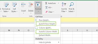 How To Resize Columns Or Rows With Precision In Excel