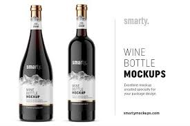 Wine Bottle Mockups Bottle Mockup Wine Bottle Bottle
