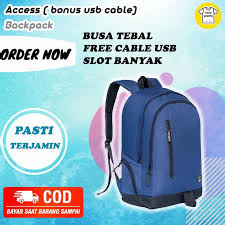 Belanja online di jakmall.com, pasti aman dan terpercaya. Tas Ransel Fashion Pria Wanita Backpack Charger Usb Tas Laptop Heylook Access Terbaru Kaosunikmu Lazada Indonesia