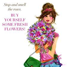 Maybe you would like to learn more about one of these? Stop And Smell The Roses Buy Yourself Some Fresh Flowers 31daysofhb Chic Illustration Flower Boutique Flowers