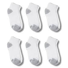 hanes hanes ankle socks 6 pairs little boys big boys