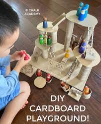 Diy Miniature Cardboard Playground For Playful Language Learning