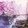 Cherry blossom trees cannot be lit on fire with a flint and steel in versions earlier than 1.8 due to a bug. 1