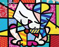 Romero britto garden puzzle 5000 pieces. O Gato Romero Brito Play Jigsaw Puzzle For Free At Puzzle Factory
