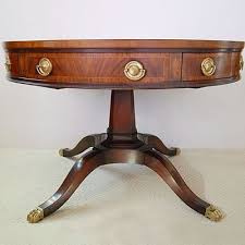 Born in scotland, duncan phyfe moved to new york in 1784 to be a cabinetmaker's apprentice. Vintage Duncan Phyfe Style Center Table With Leather Top Vintage Furniture Furniture Traditional Furniture