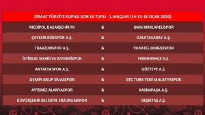 Ziraat türkiye kupası son 16 turu kura çekimi, 18 aralık cuma günü (bugün) i̇stanbul'da gerçekleştirildi. Ziraat Turkiye Kupasi Nda Son 16 Turu Eslesmeleri Ziraat Turkiye Kupasi