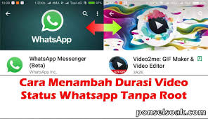 Check spelling or type a new query. Cara Menambah Durasi Status Video Whatsapp Tanpa Root Work