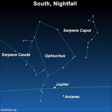 Ophiuchus 13th Constellation Of Zodiac Tonight Earthsky