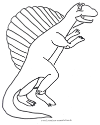 Ausmalbild Dino 1 Zum Ausdrucken
