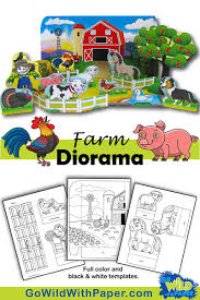 Farm Diorama Project Farm Animal Crafts Animal Crafts Animal Habitats