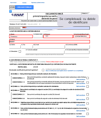 33 din 12 ianuarie 2021. Declaratia Unica 2021 Model De Completare Pentru Venituri Obtinute Din Activitati Independente Impuse La Norma De Venit