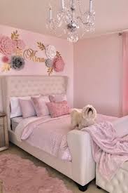 Exquisite pink teen girls' room in pink sports a multitude of plush textures. Paper Flowers Wall Decor Girls Paper Flowers Room Decor Nursery Decor Pink Gold Paper Flowers Blush Pinks Paper Flower Backdrop Baby Pink Room Decor Pink Bedroom For Girls Pink Room